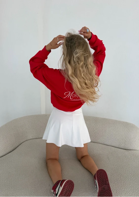 Track Club - Czerwona bluza w stylu vintage - Mosquito