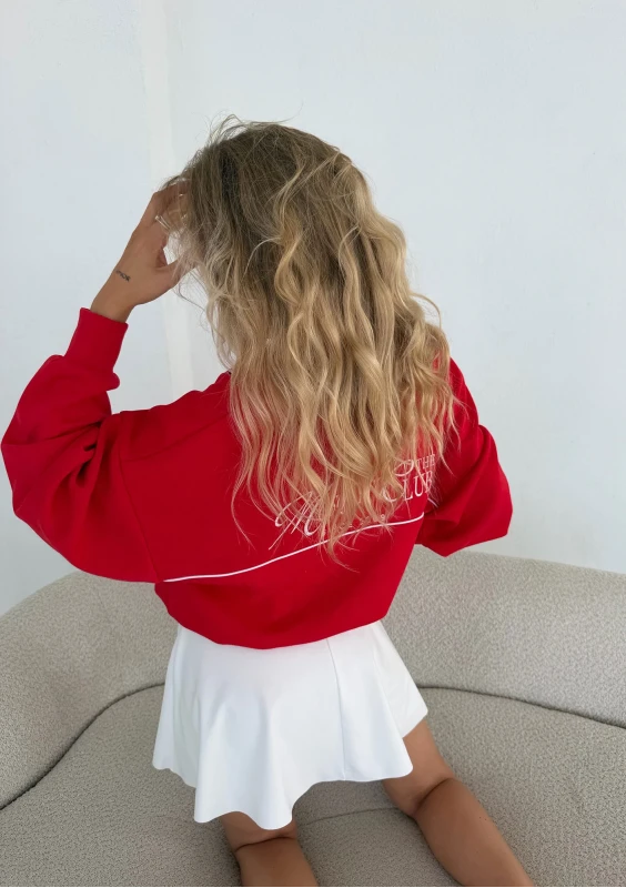 Track Club - Czerwona bluza w stylu vintage - Mosquito