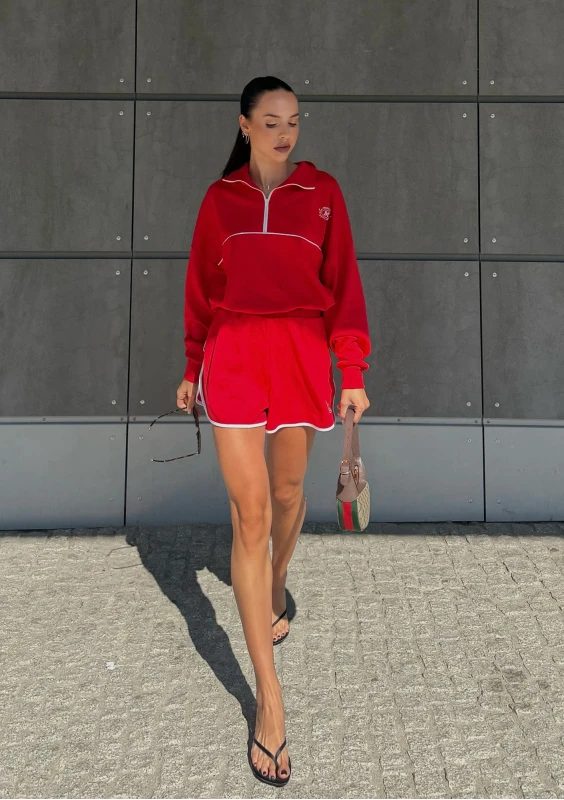 Track Club - Czerwona bluza w stylu vintage - Mosquito