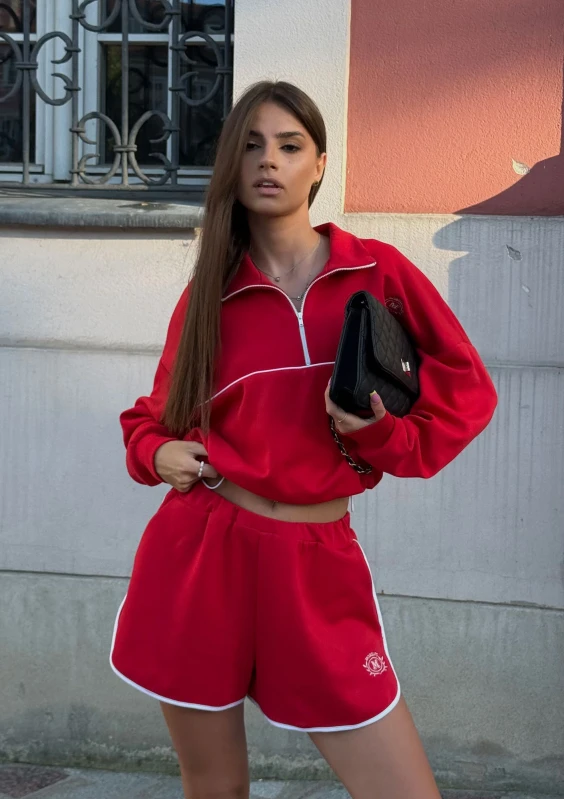 Track Club - Czerwona bluza w stylu vintage - Mosquito