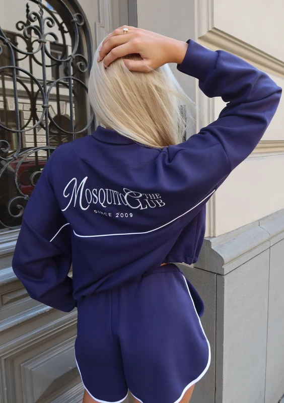 Track Club - Granatowa bluza w stylu vintage - Mosquito