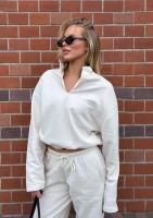 Wells - Bluza z poduszkami Coconut
