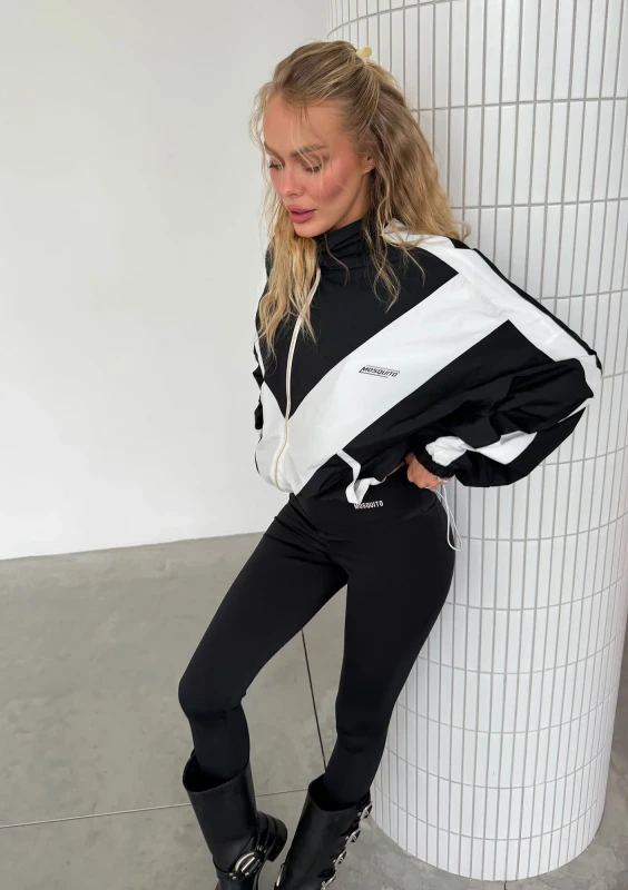 Sprint - Vintage black color block sweatshirt