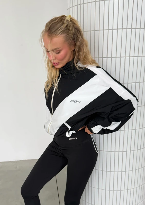 Sprint - Vintage black color block sweatshirt