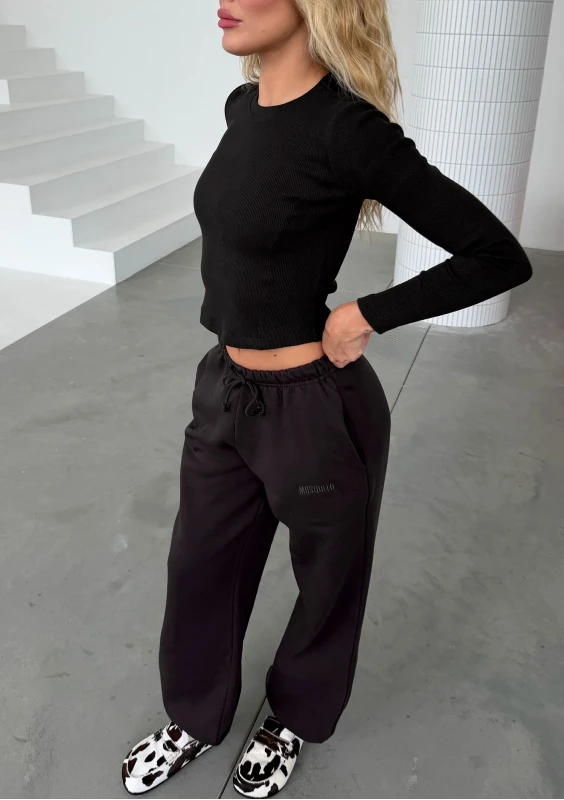 Wells - Spodnie dresowe Black