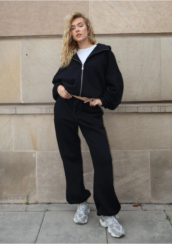Wells - Spodnie dresowe Black