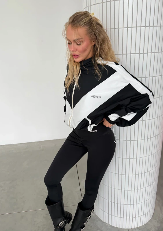 Sprint - Vintage black color block sweatshirt