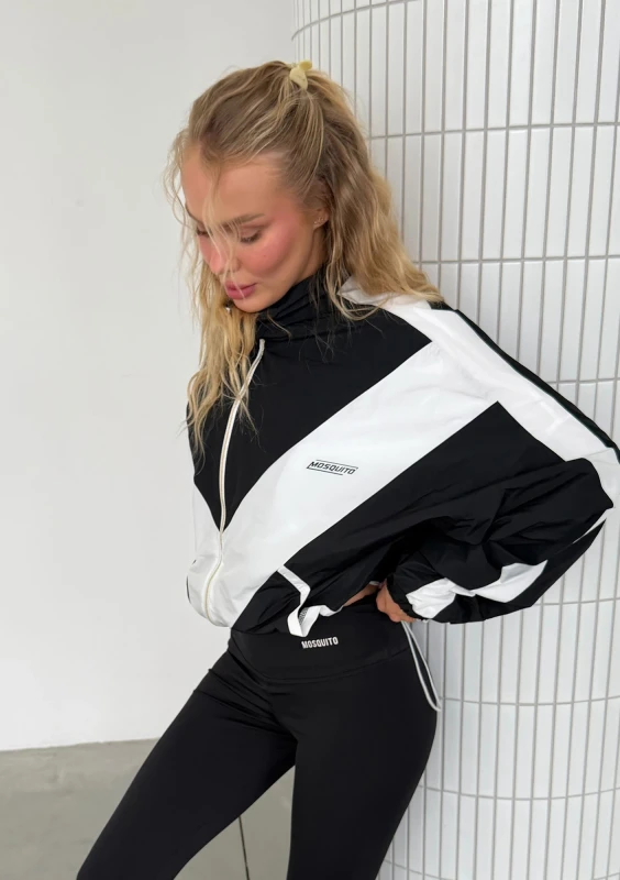 Sprint - Vintage black color block sweatshirt