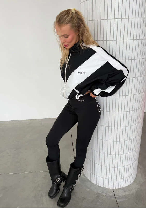 Sprint - Vintage black color block sweatshirt