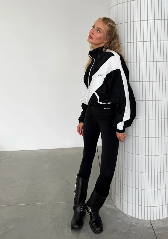 Sprint - Vintage black color block sweatshirt