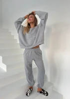 Leni - Spodnie dresowe Grey Melange