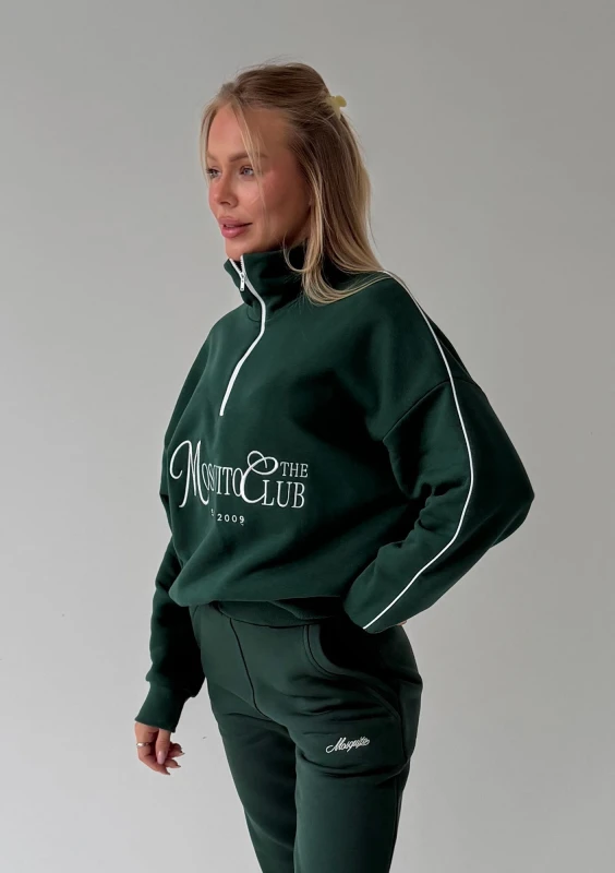 Union - Vintage style hunter green sweatshirt