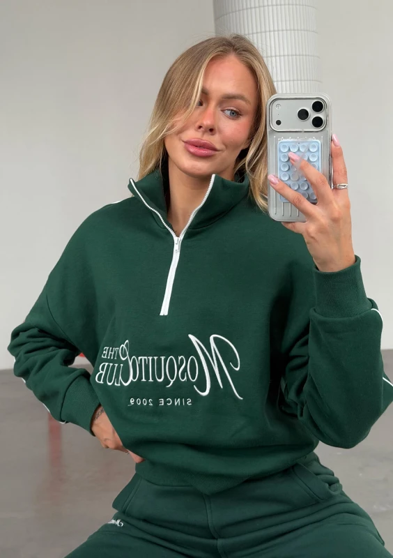 Union - Vintage style hunter green sweatshirt