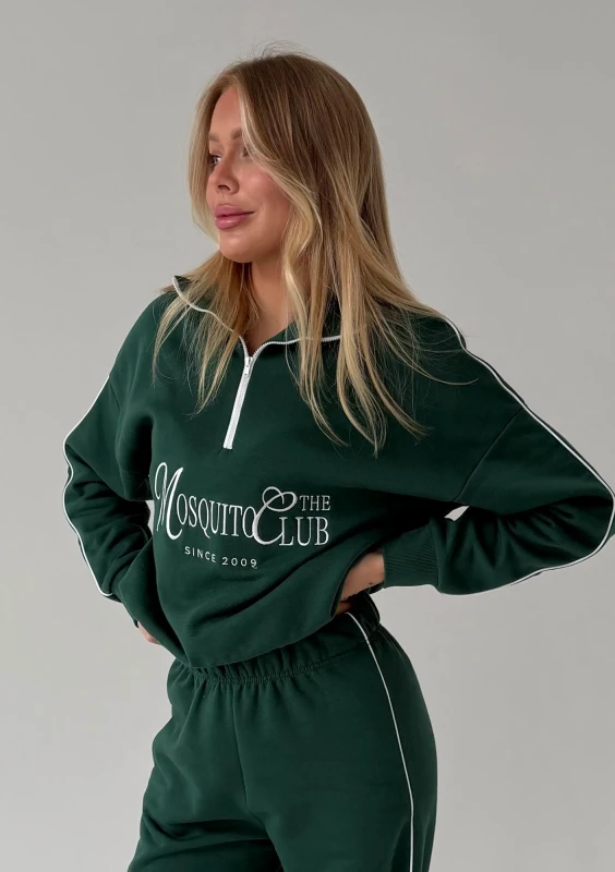 Union - Vintage style hunter green sweatshirt