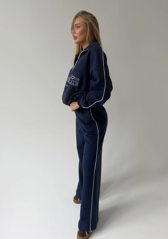 Union - Vintage style monaco navy blue sweatshirt
