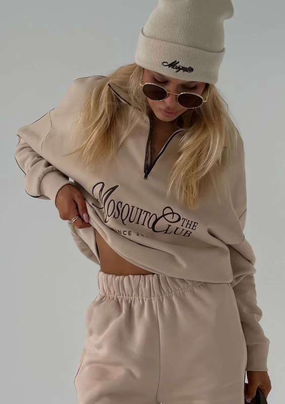 Union - Vintage style sand beige sweatshirt