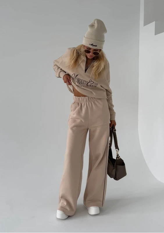 Union - Vintage style sand beige sweatshirt