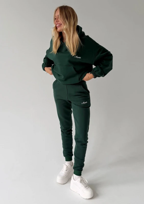 Daily - Bluza z haftowanym logo Hunter Green