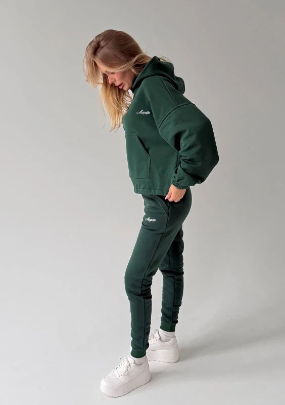 Daily - Bluza z haftowanym logo Hunter Green