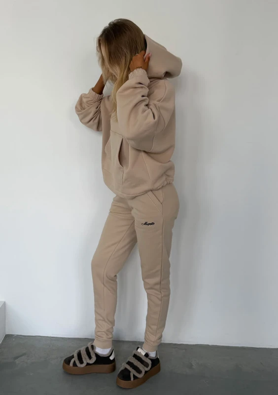 Daily - Fitted sand beige joggers