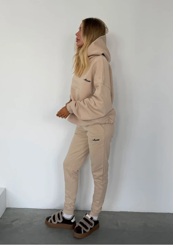 Daily - Bluza z haftowanym logo Sand Beige