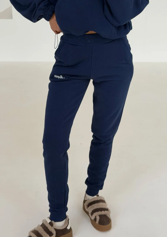 Daily - Fitted monaco navy blue joggers