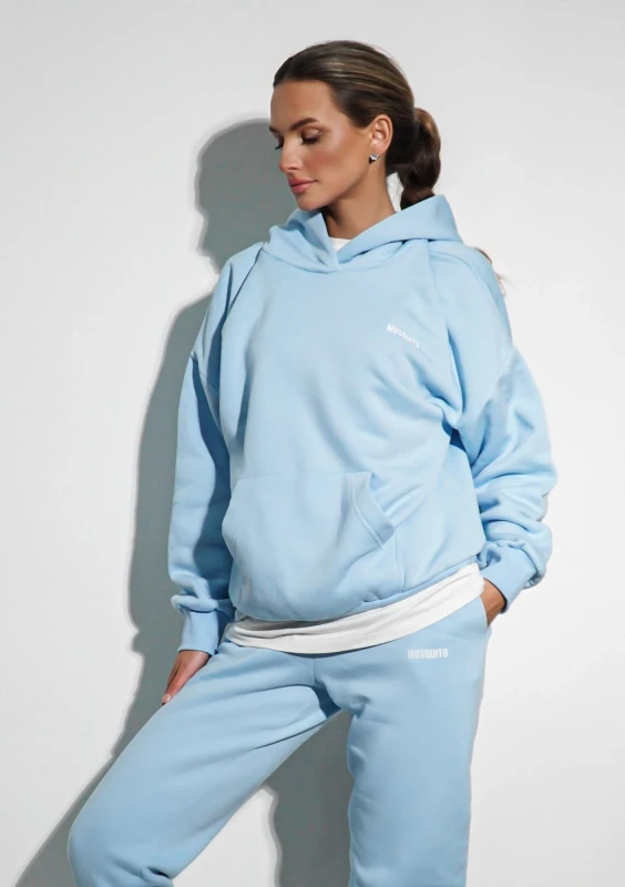 Pure - Bluza z kapturem Baby Blue