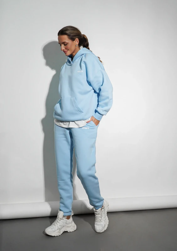 Pure - Bluza z kapturem Baby Blue