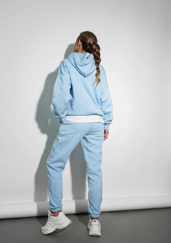 Pure - Bluza z kapturem Baby Blue