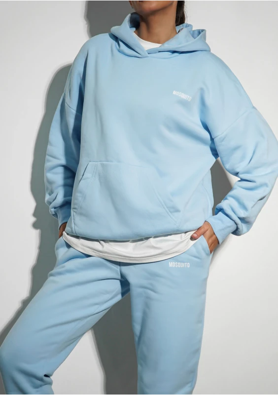Pure - Bluza z kapturem Baby Blue