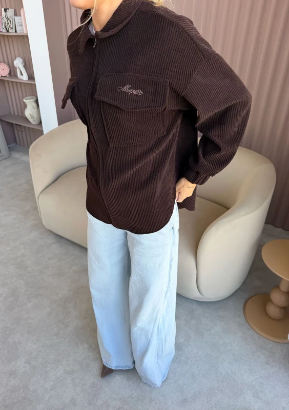 Ridge - Brown curduroy shirt