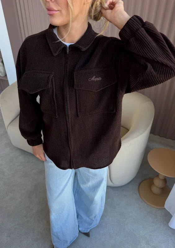 Ridge - Brown curduroy shirt