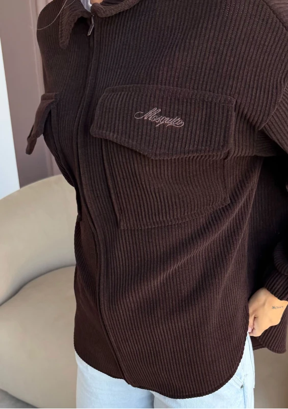 Ridge - Brown curduroy shirt