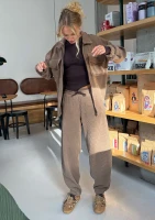 Ridge - Latte beige curduroy trousers
