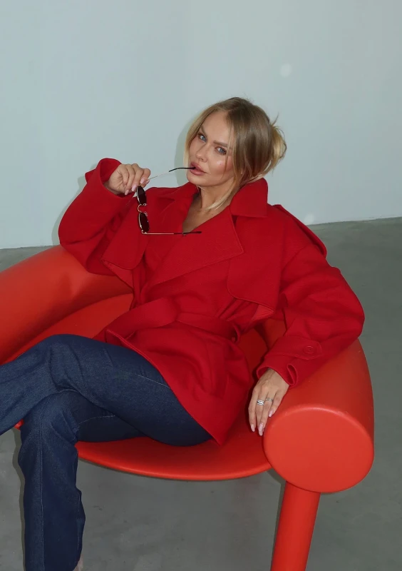 Blair - Short red coat