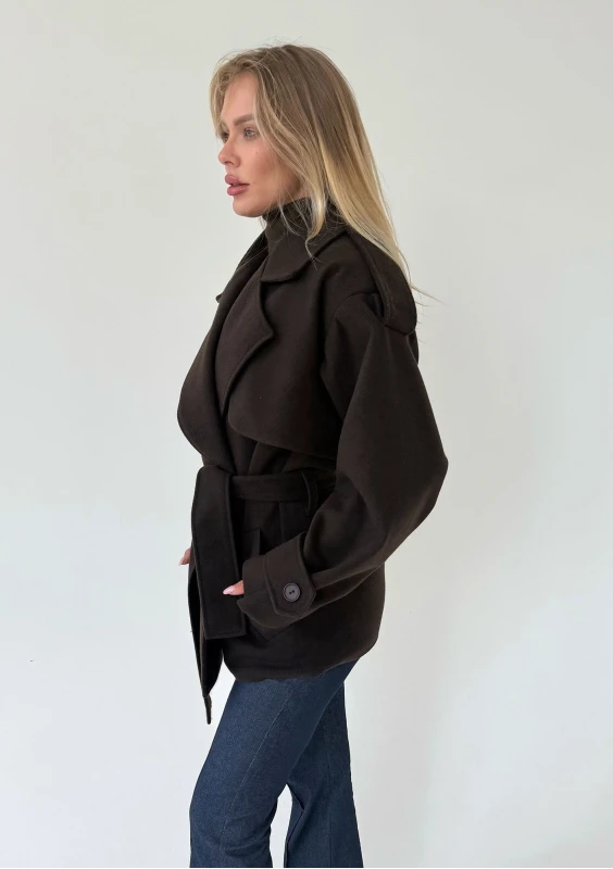 Blair - Short brown coat