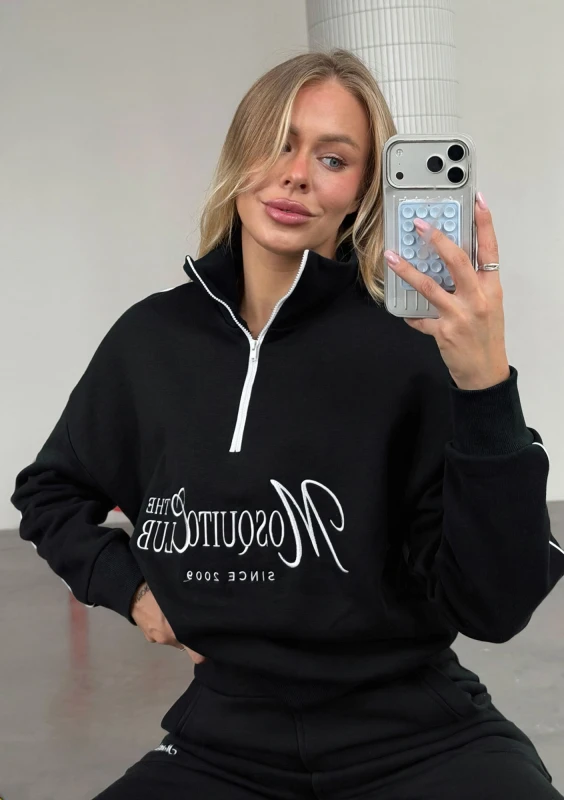 Union - Bluza z haftowanym logo Black