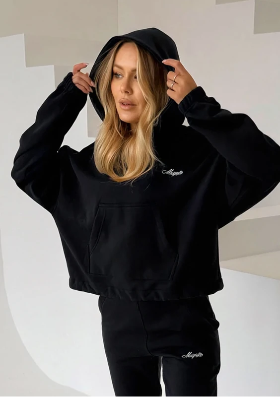 Daily - Bluza z haftowanym logo Black