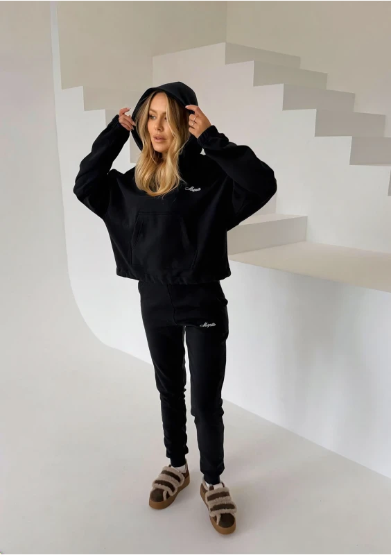 Daily - Bluza z haftowanym logo Black