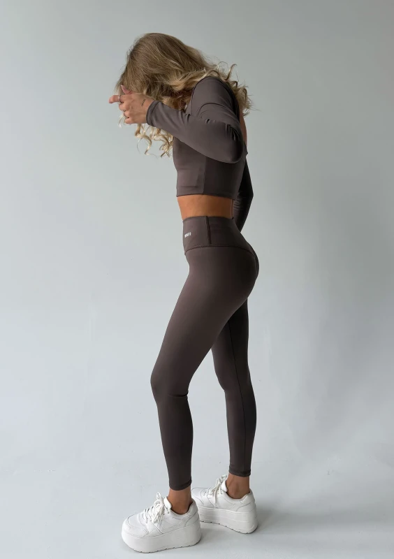 Hi Pure - Savannah tan brown leggings