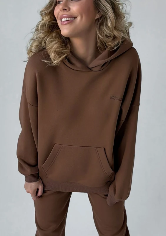 Pure - Choco brown hoodie