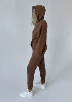 Pure - Spodnie dresowe brown logo Choco Brown