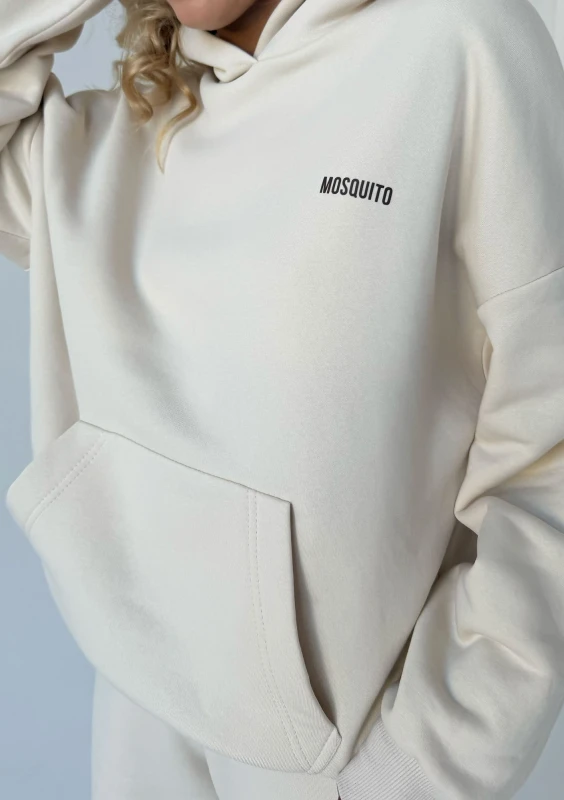 Pure - Bluza z kapturem brown logo Coconut