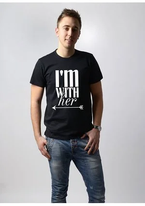 T-SHIRT "IM WHIT HER"