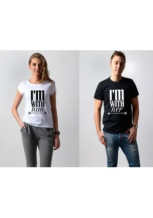 T-SHIRT "IM WHIT HER"