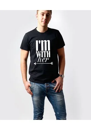 T-SHIRT "IM WHIT HER"