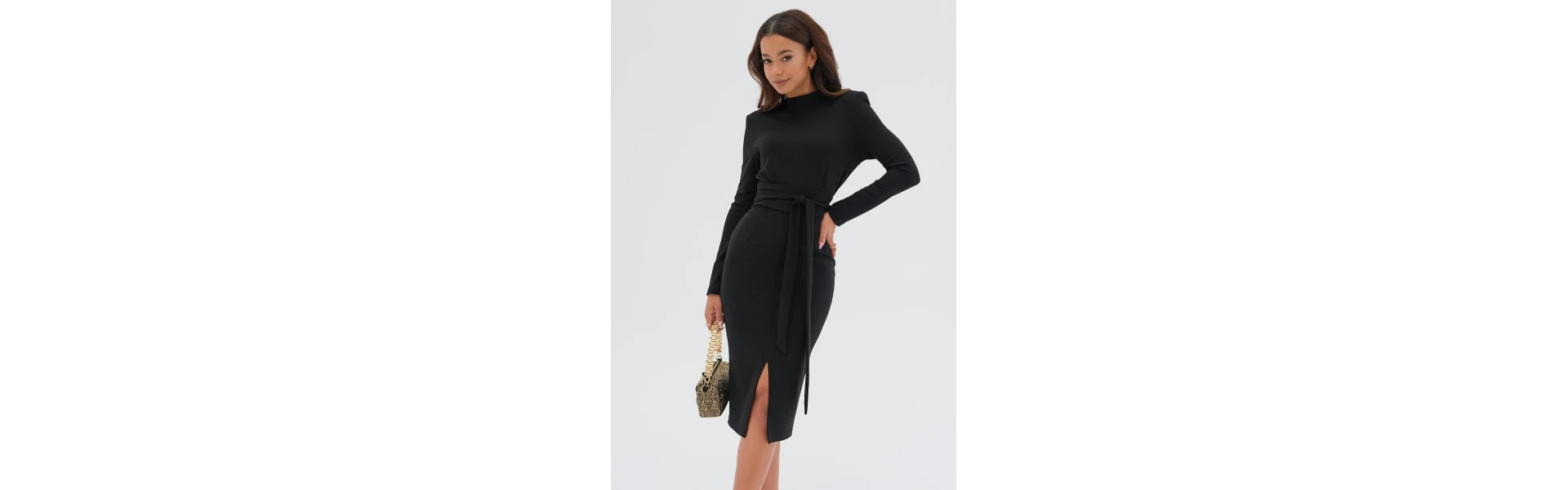 chinese dress ladies Boatneck 3/4 Sleeve Side Slit Pencil Dress  The Dress Outlet