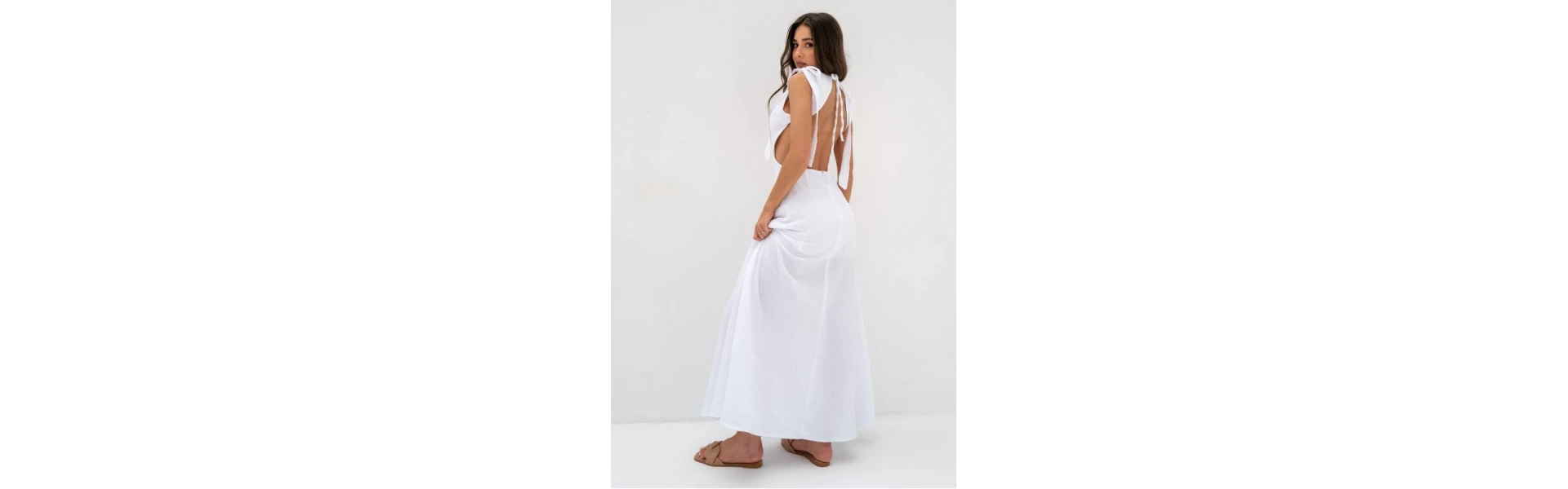 princess polly baby blue dress Lanai Embellished Backless Maxi Dress in White Leopard Hotfix main image 1